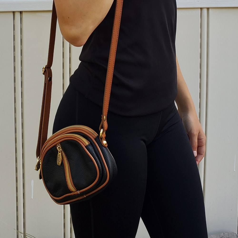 Small Genuine Leather Valentina Handbag